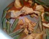 A picture of step 6 of بھنڈی گوشت.