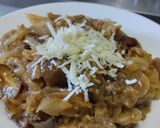 Foto del paso 5 de la receta: Berenjenas y pollo bbq🍆🧅🧀