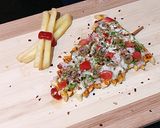 A picture of step 6 of Potato French Fries Pizza.
