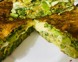 Foto del paso 3 de la receta: TORTILLA DE ACELGA RELLENA CON QUESO FRESCO 🥘🧀🥯🍷🍽️🥞