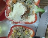 Foto del paso 10 de la receta: Morrón relleno de picadillo y puré de papa