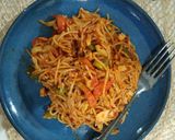 A picture of step 5 of Chicken Spaghetti.