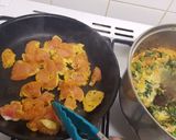 A picture of step 11 of Coconut spinach.