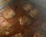 Foto del paso 10 de la receta: Albóndigas con pisto y tomate, todo casero