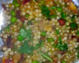 A picture of step 2 of Sabudana Khichdi.