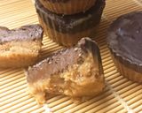 Φωτογραφία βήματος 8 της συνταγής Σοκολατάκια με μπισκότο και πραλίνα μελομακάρονο!