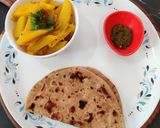 A picture of step 7 of POTATO ONION SABZI..