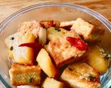 Hình bước làm 5 của món 🌱 Đậu Hủ Kho Khóm Chay (Vegan)