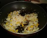 A picture of step 2 of Sweet corn biryani.