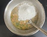 A picture of step 3 of Kuttu Flour Liquid Aloo Paratha / Chilla.
