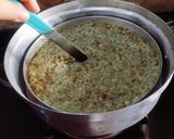 A picture of step 5 of Mung bean Dhokla.