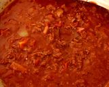 A picture of step 6 of My Spaghetti Bolognaise only without the spaghetti. 😆.