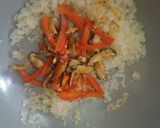 Foto langkah ke 5 dari resep Korean fried shirataki rice with cheese #siapramadan.