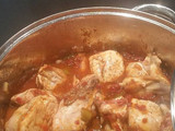 Pollo con ciruelas y Pedro Ximenez
