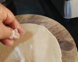 A picture of step 1 of Methi Paratha.