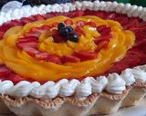 Foto del paso 4 de la receta: Tarta frutal 🌺