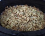 A picture of step 5 of Pork chop stuffing.