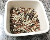 Foto del paso 2 de la receta: Arroz tricolor con verduritas y curry