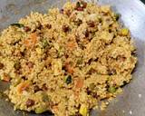 Proso Millet With Sprouts, Veggies