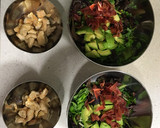 Foto del paso 6 de la receta: Ensalada de pollo y crujiente de jamón