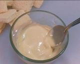 A picture of step 3 of No Cook Bread Sweet Sandwich.