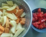 A picture of step 1 of Sweet Potato Curry 🍠🥔🍎.