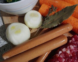 Foto del paso 1 de la receta: Lentejas con salchichas ahumadas