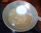 A picture of step 4 of Suji Halwa (Semolina Halwa).