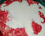 A picture of step 2 of Qeema biryani.