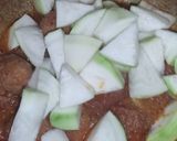 A picture of step 3 of Three Spices Kaddu (Bottle ground) and Kofta.