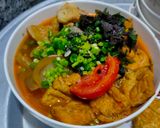 Hình bước làm 5 của món Canh cà tím đậu phụ