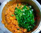 A picture of step 3 of Baingan Bharta.