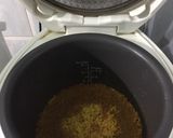 A picture of step 1 of Turmeric Rice.