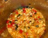 Foto del paso 3 de la receta Risotto de verduras con bacalao
