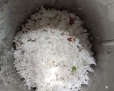 A picture of step 4 of Tavsole (cucumber dosa) and Naral ras (coconut milk sweet).