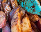 A picture of step 5 of Potato wedges.