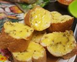 A picture of step 2 of Garlic butter and herbs,baguetes.