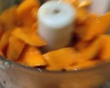 A picture of step 1 of Stuffed Mango Shondesh.