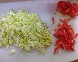 A picture of step 1 of Coleslaw.