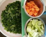 Foto langkah ke 3 dari resep Bobor Daun Kelor Segar Sehat.