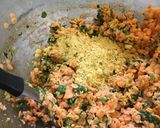 Foto del paso 3 de la receta: Medallones de lentejas turcas y espinaca, sin gluten y veganos