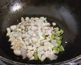 A picture of step 2 of Vagharelo/lasaniya rotlo.