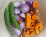A picture of step 1 of Fresh Turmeric Thuvaiyal.