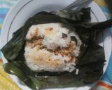Foto langkah ke 8 dari resep Nasi kuning Bakar Pampis Tongkol kemangi.