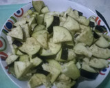 Foto del paso 1 de la receta: Caponata en tapitas de pan de garbanzo (Olla de cocción lenta-SlowCooker-CrockPot).