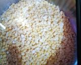 A picture of step 1 of Moong Dal Chilla.