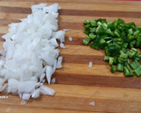 Foto del paso 4 de la receta: Arroz con panceta y longaniza fresca. Airfryer y vitrocerámica