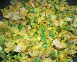 A picture of step 10 of Mooli ki Burji (Radish).