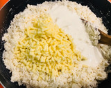 Foto del paso 1 de la receta: Tortilla de arroz y queso