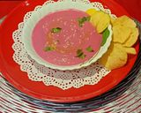 A picture of step 3 of Chickpeas Beetroot Hummus.